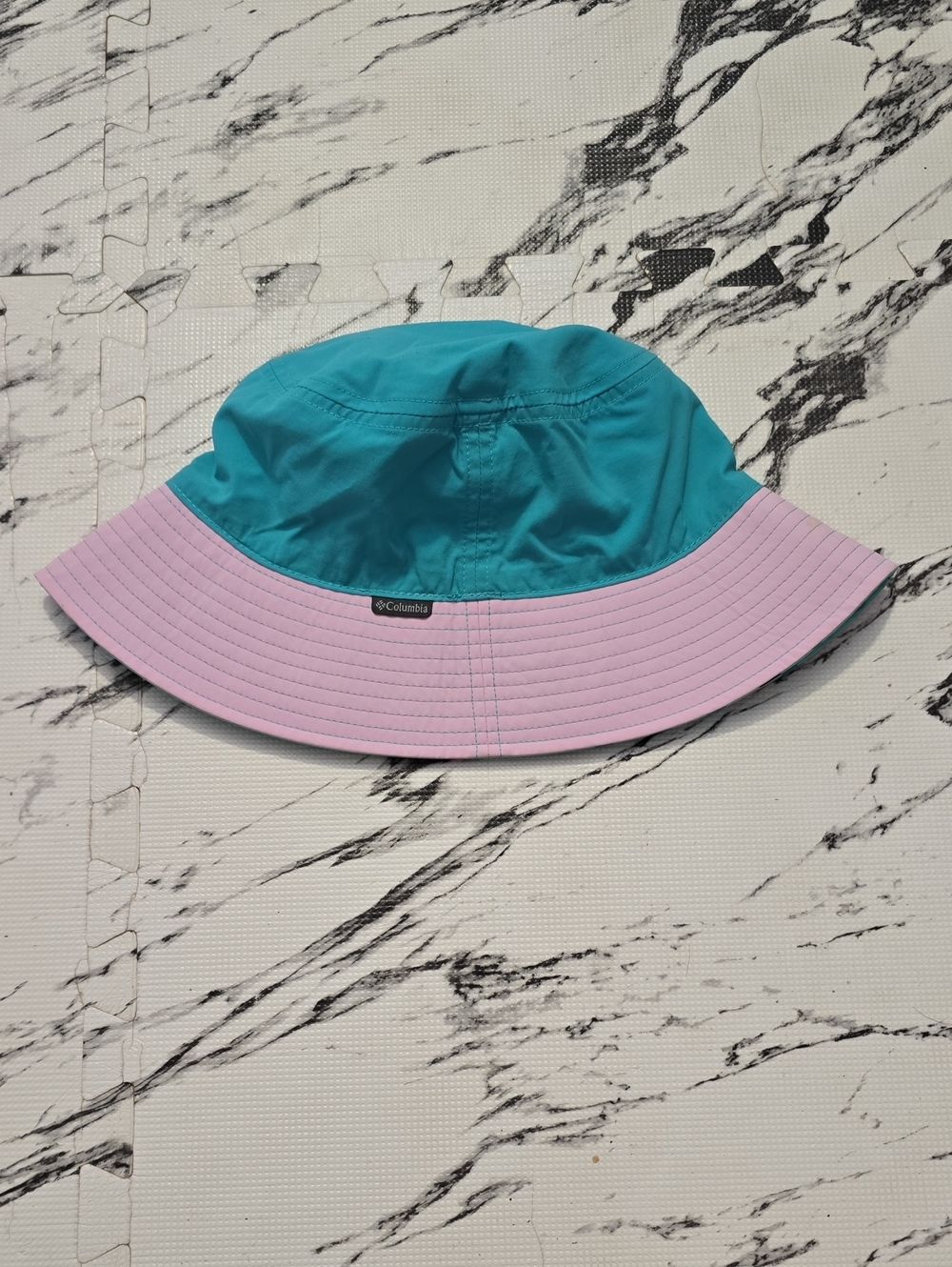 Columbia Teal & Lavender Two-Tone Bucket Hat Size 3-6